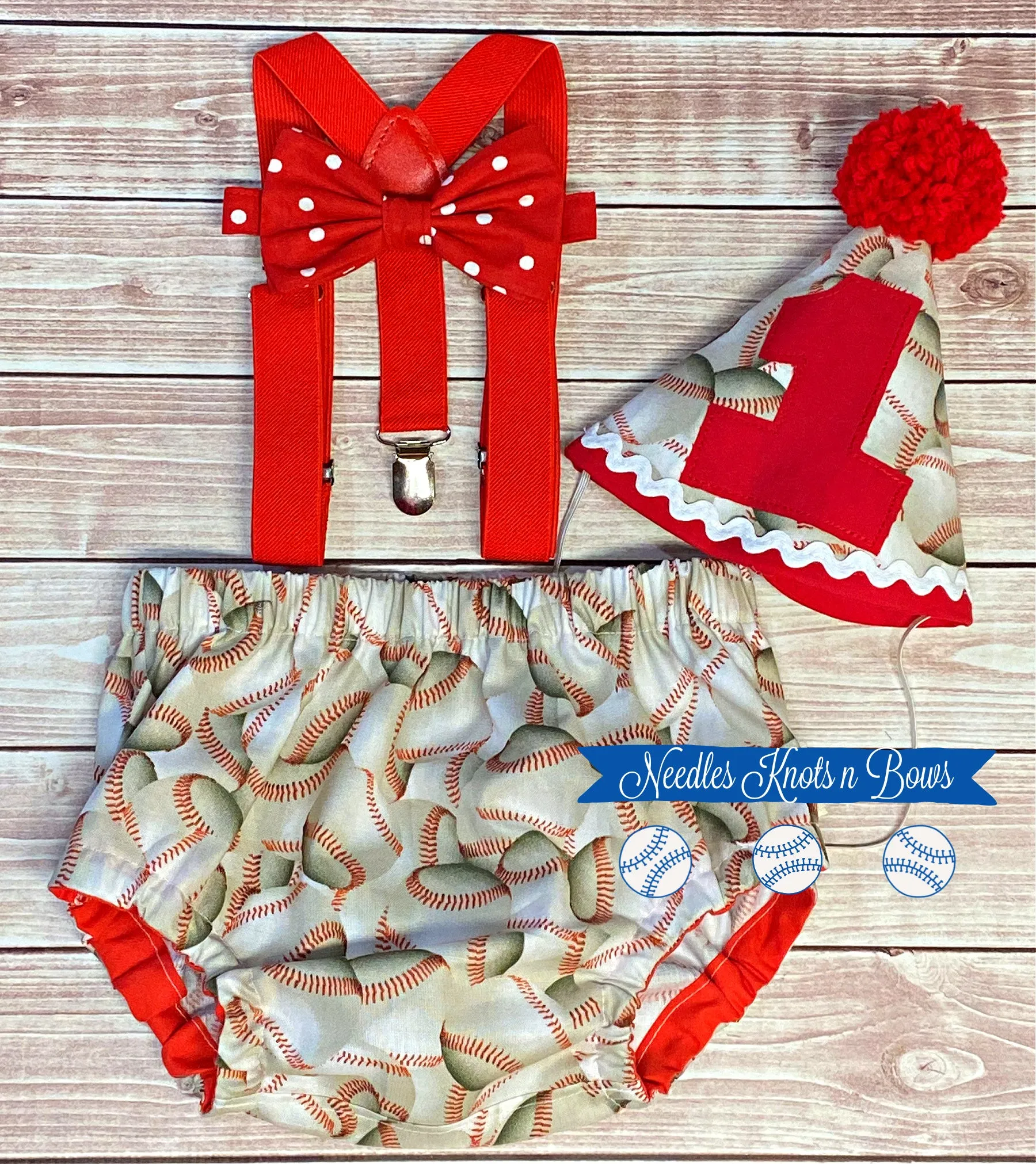 Boys Baseball Cake Smash Outfit, First Birthday Outfit