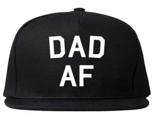 Dad AF New Father Funny Mens Snapback Hat