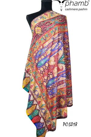 multi-coloured kalamkari - 5018