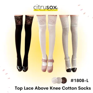 Top Lace Above Knee Socks